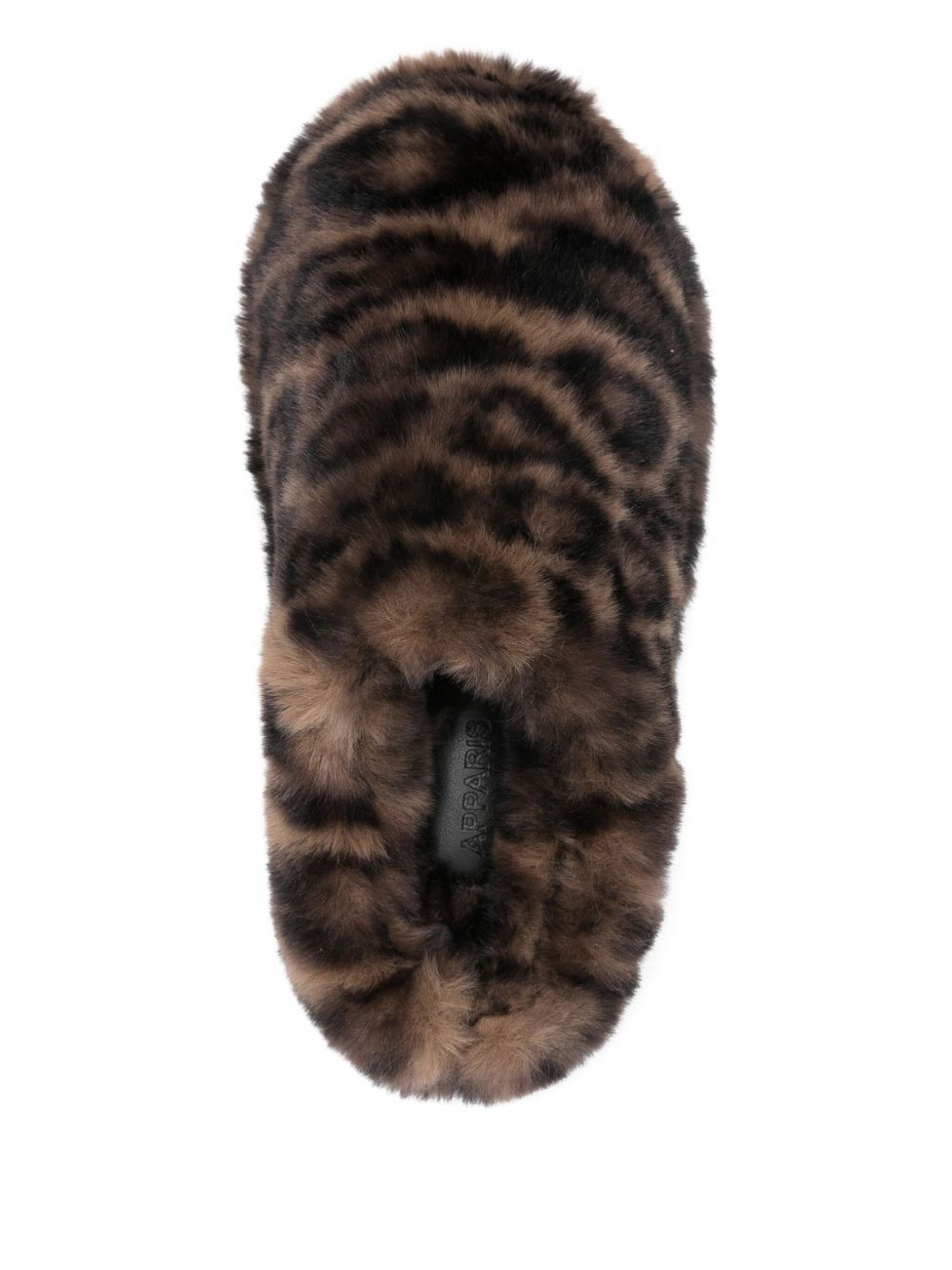 APPARIS Leopard Pattern Slip-On Slippers for Women
