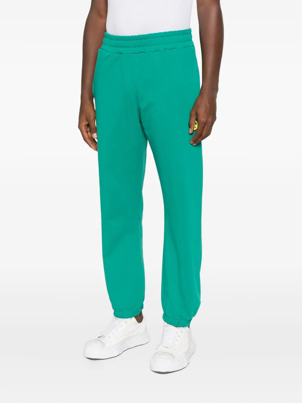 BARROW Iconic Sweatpants with Smiley Face Print for Men