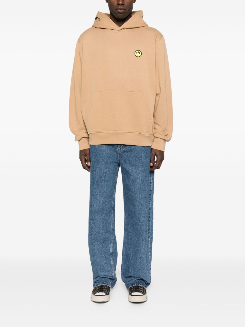 BARROW Unisex Hoodie with Kangaroo Pocket and Logo - FW25 Collection