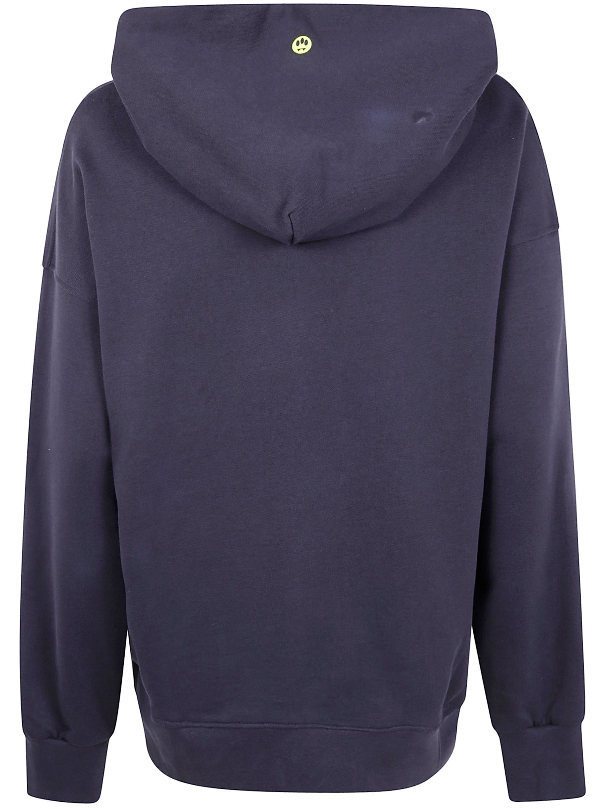 BARROW Unisex Logo Print Hoodie with Kangaroo Pocket