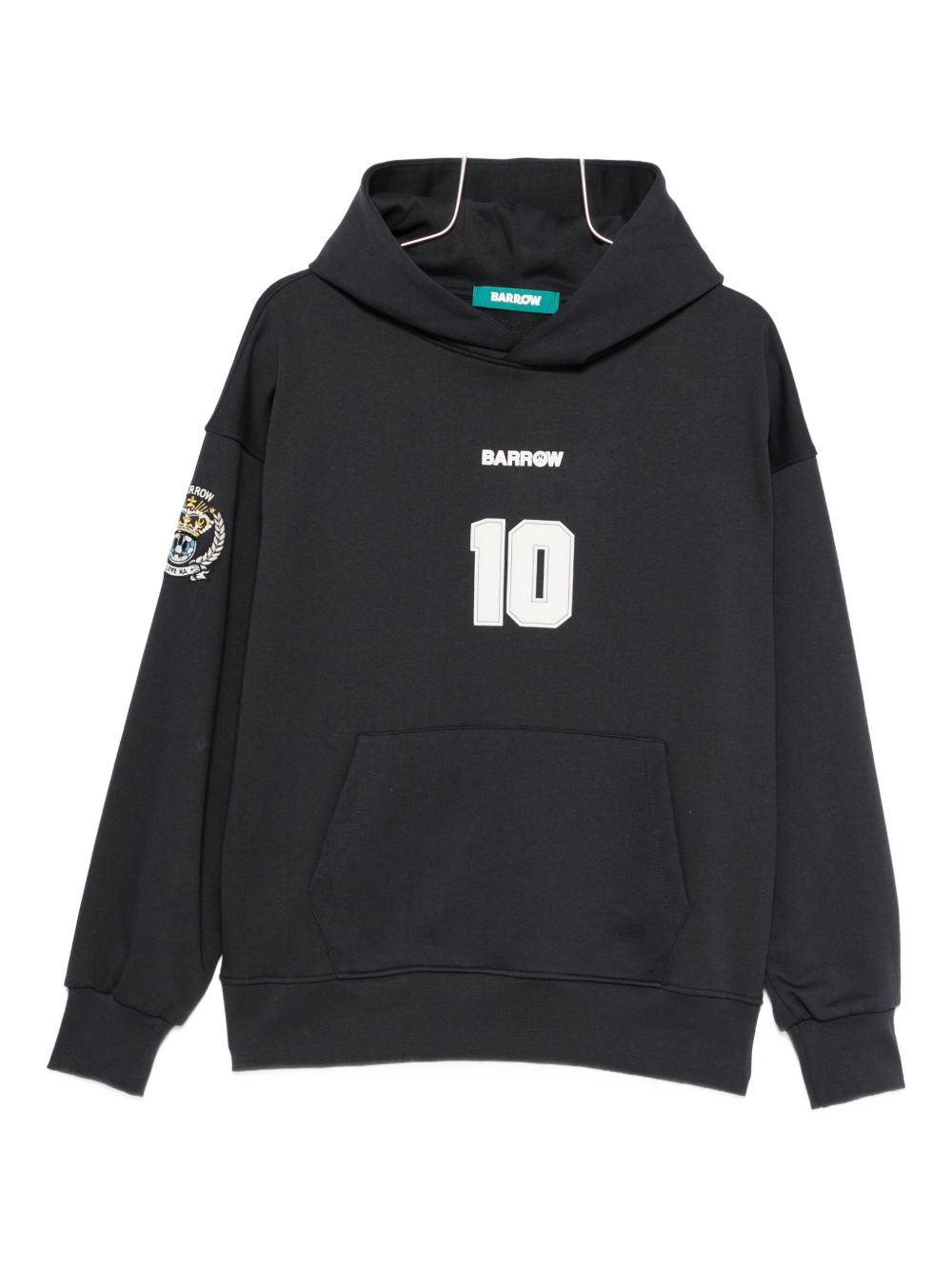 BARROW Unisex Hoodie with Front Logo and Embroidery