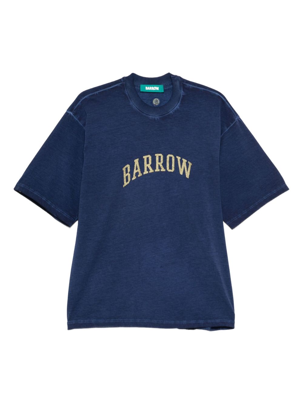 BARROW Unisex Crewneck T-Shirt with Logo and Back Number 10