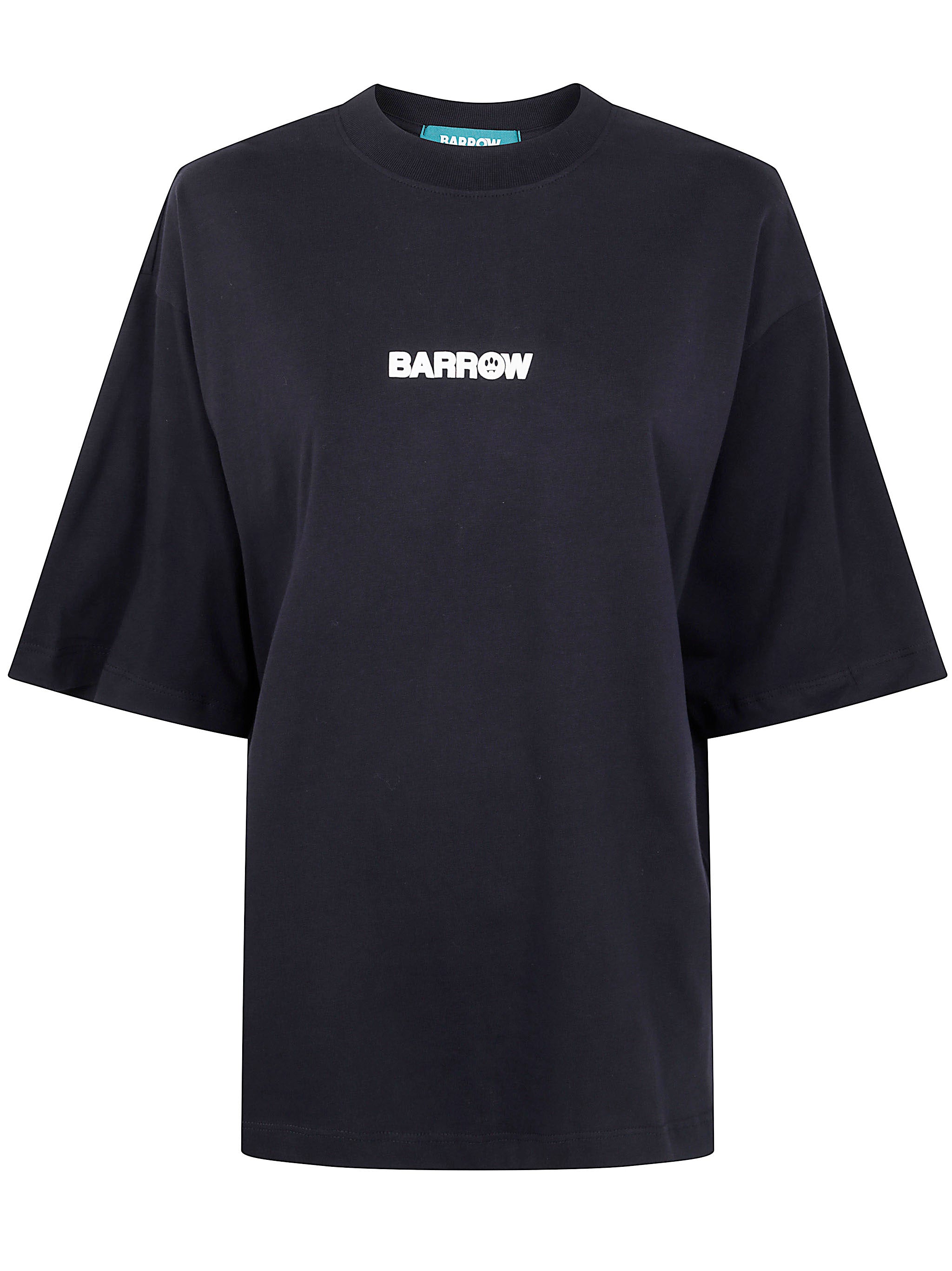 BARROW Unisex Crew Neck T-Shirt with Logo and Back Print