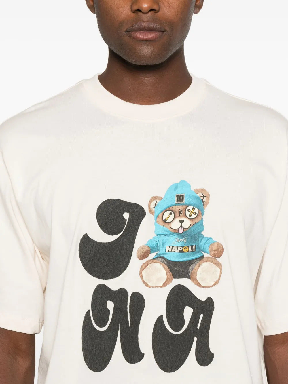 BARROW Unisex Crew Neck T-Shirt with Front Print - FW25