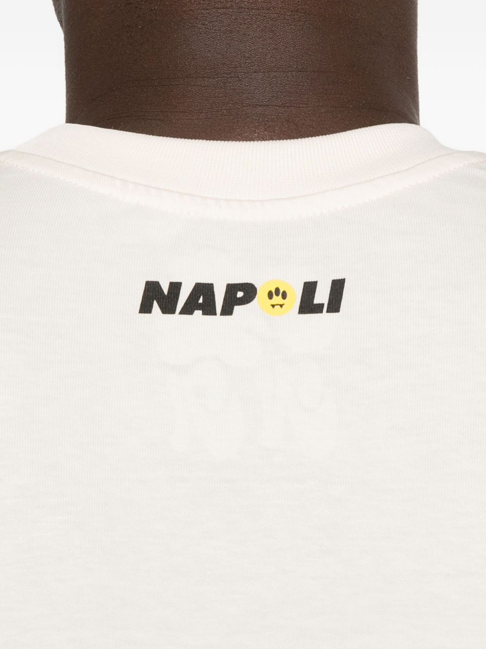 BARROW Unisex Crew Neck T-Shirt with Front Print and Logo