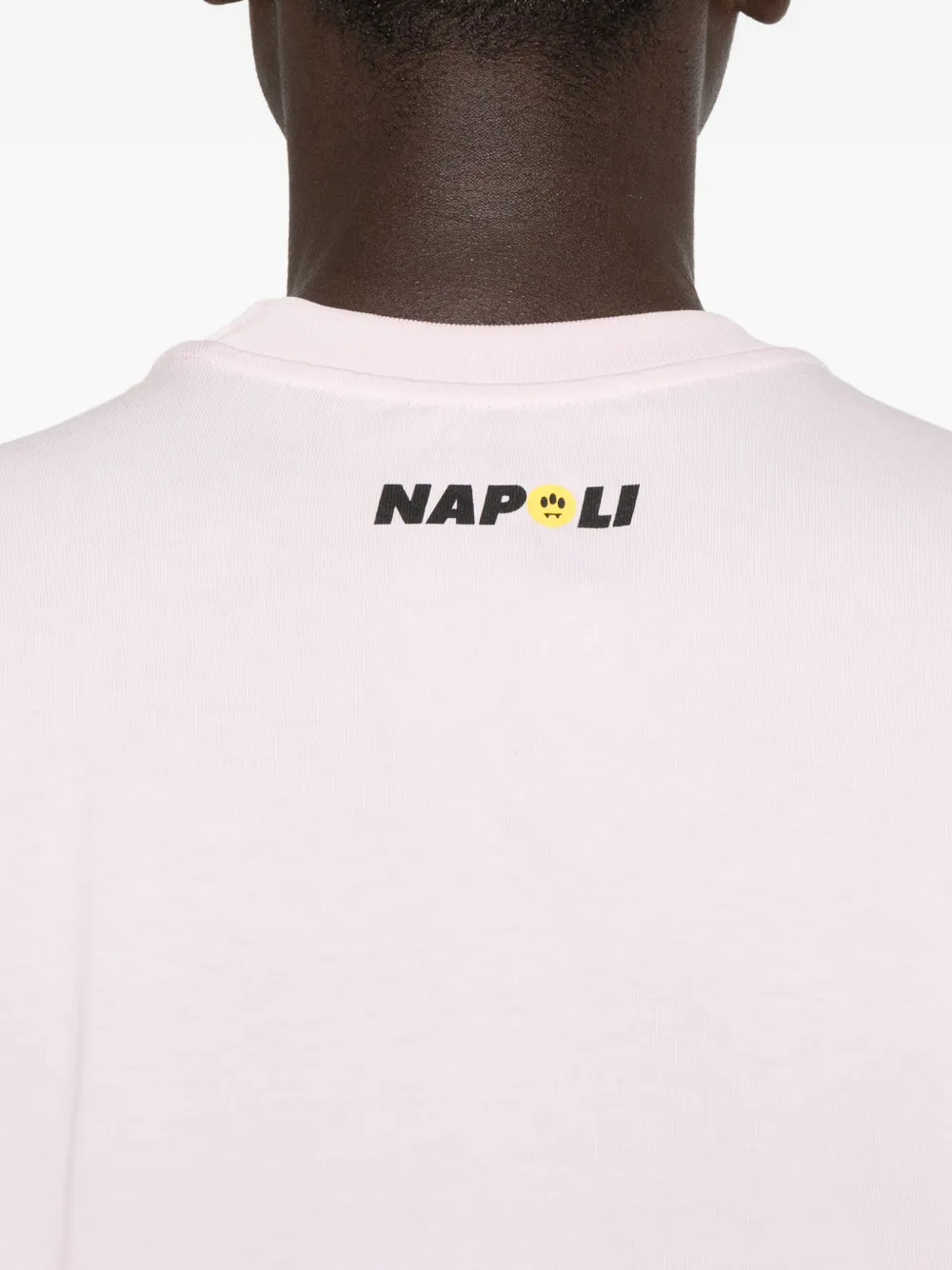 BARROW Unisex Crew Neck T-Shirt with Front and Sleeve Prints