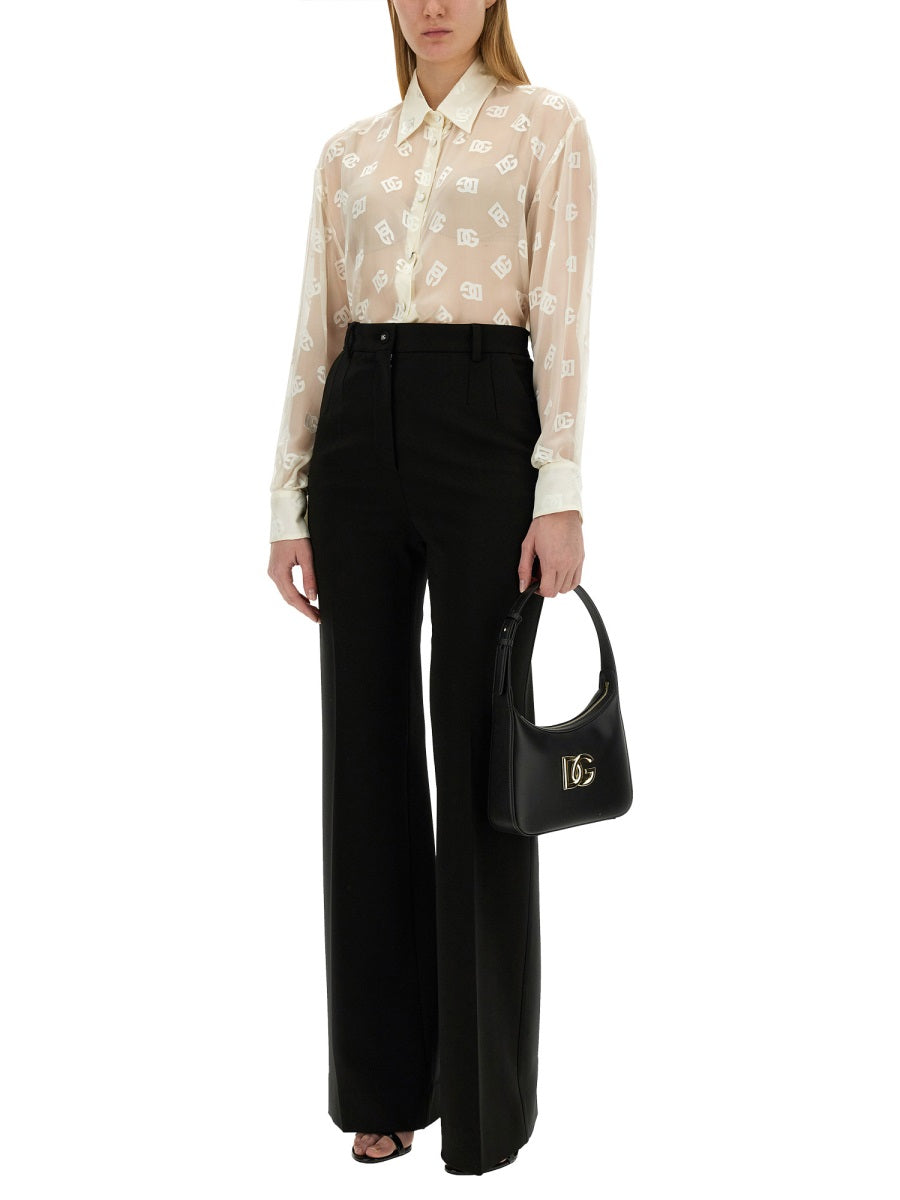 DOLCE & GABBANA Elegant All-Over Print Shirt - Size 42