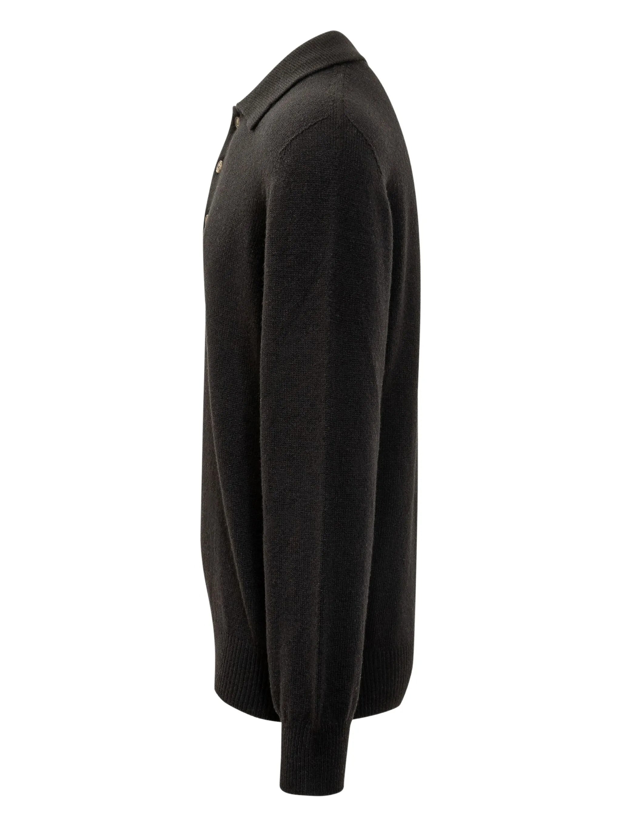 A PAPER KID Men's Merino Wool Polo