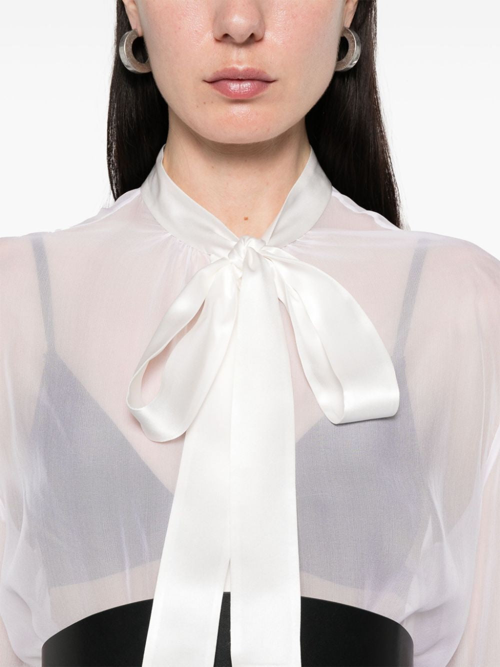DOLCE & GABBANA Sheer Mini Shirt