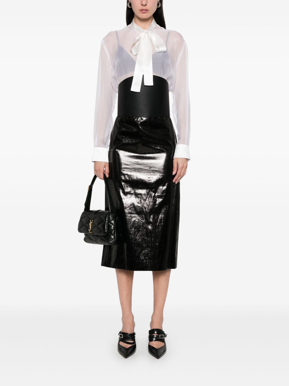 DOLCE & GABBANA Silk Button-Down Shirt for Women