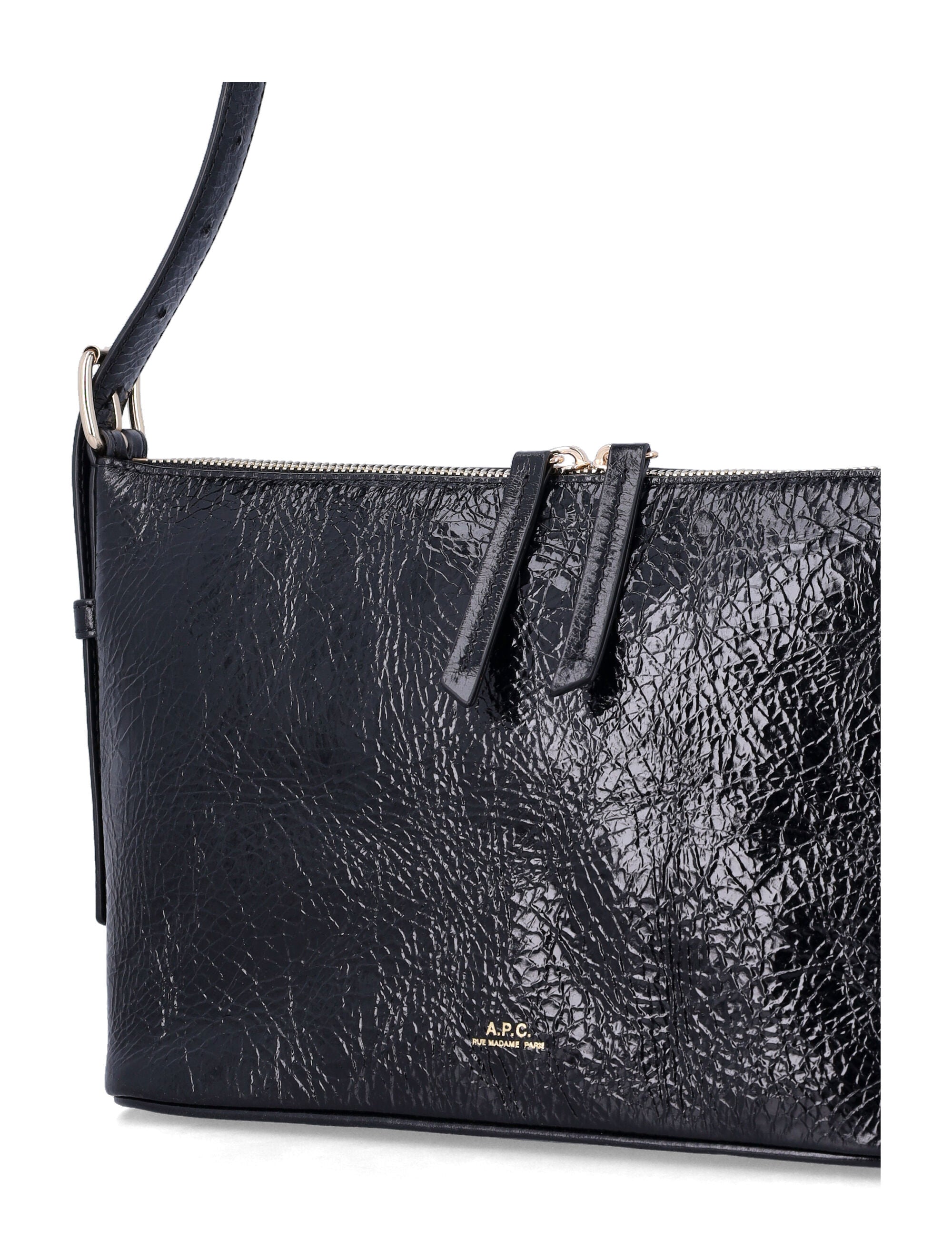 A.P.C. Mini Vera Leather Shoulder Bag