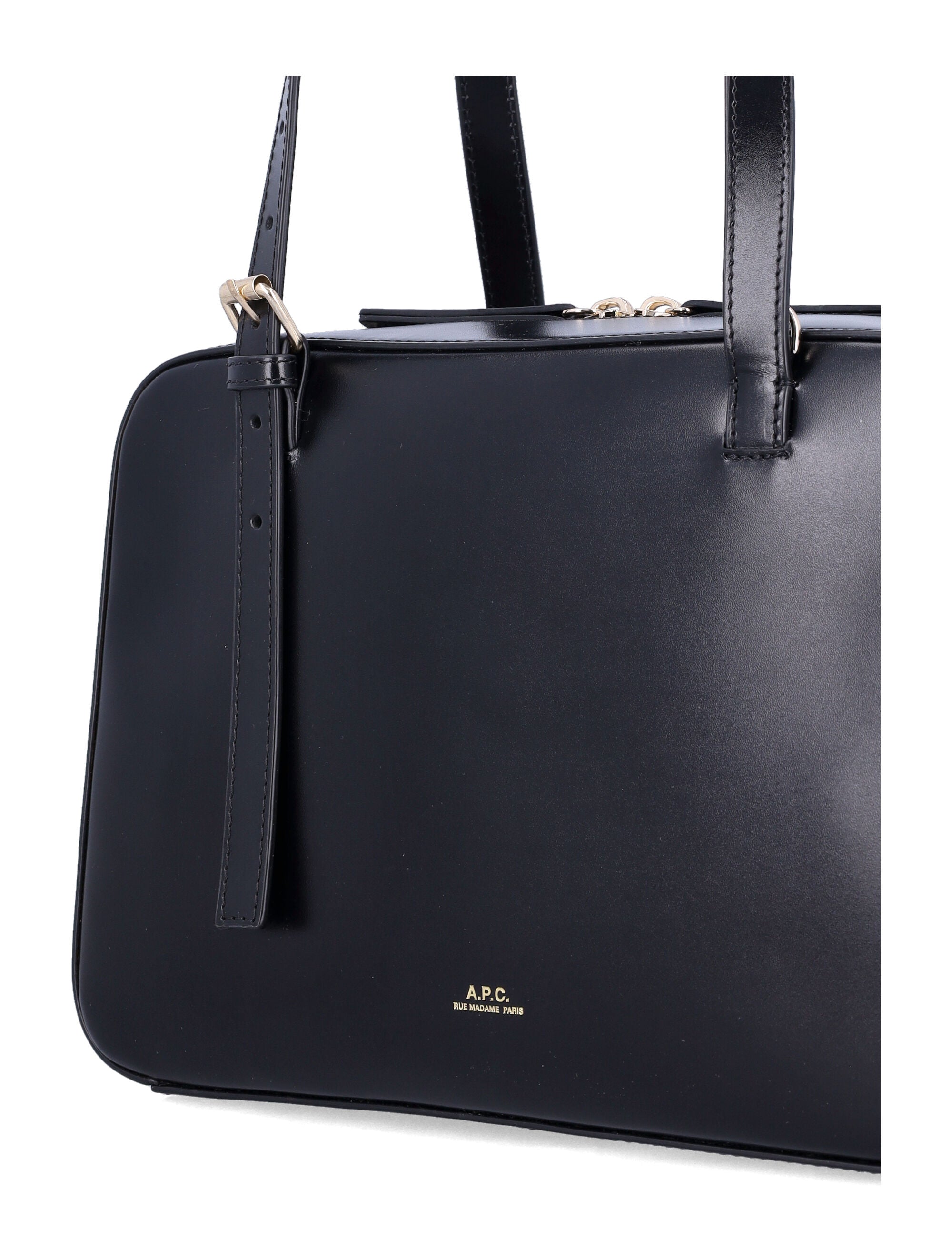 A.P.C. Virginie Box Handbag - 18 cm Height, 27.5 cm Width, 10 cm Depth