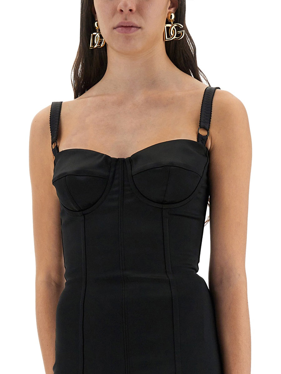 DOLCE & GABBANA Mini Bustier Dress