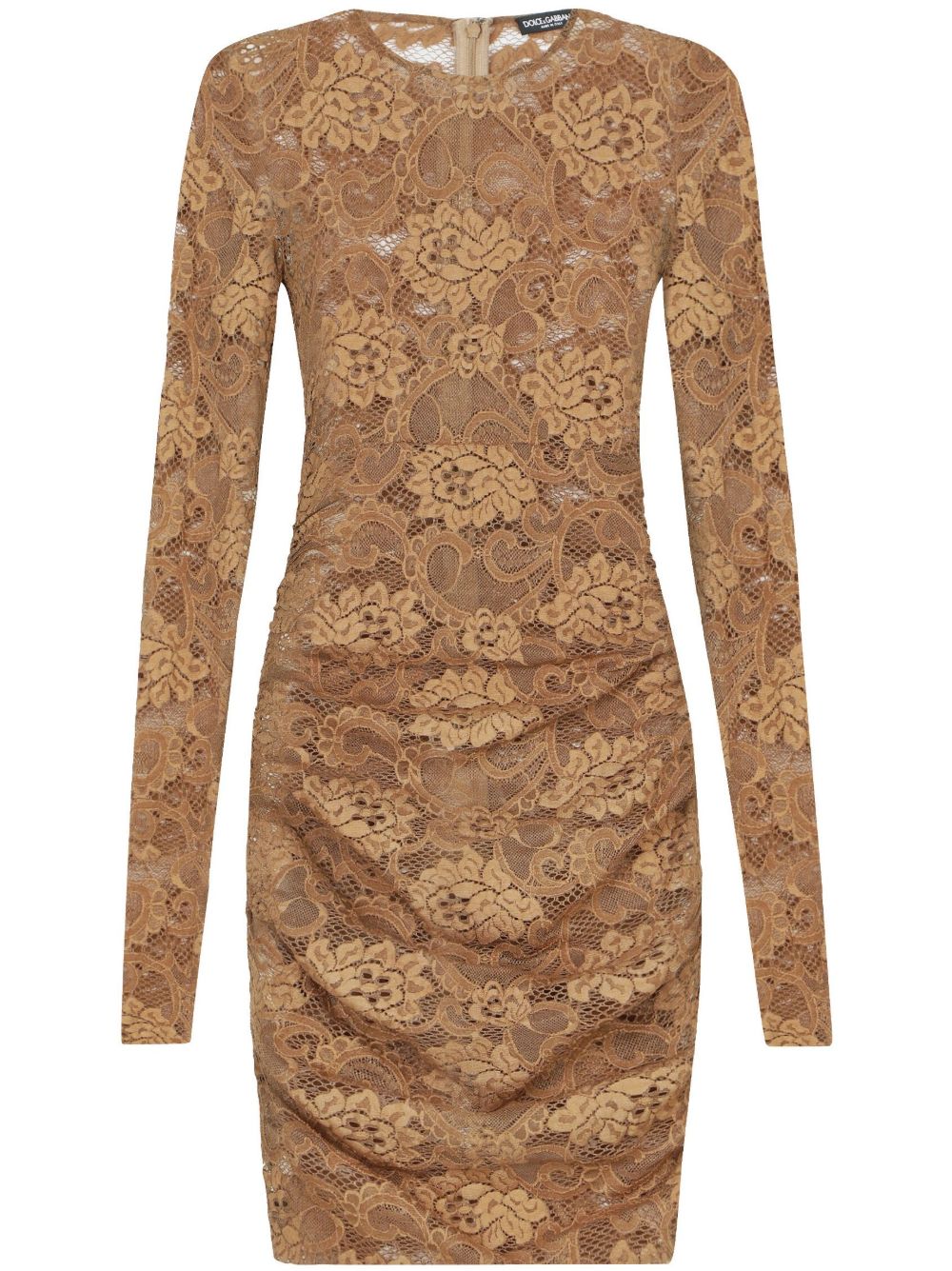 DOLCE & GABBANA Mini Floral Lace Dress
