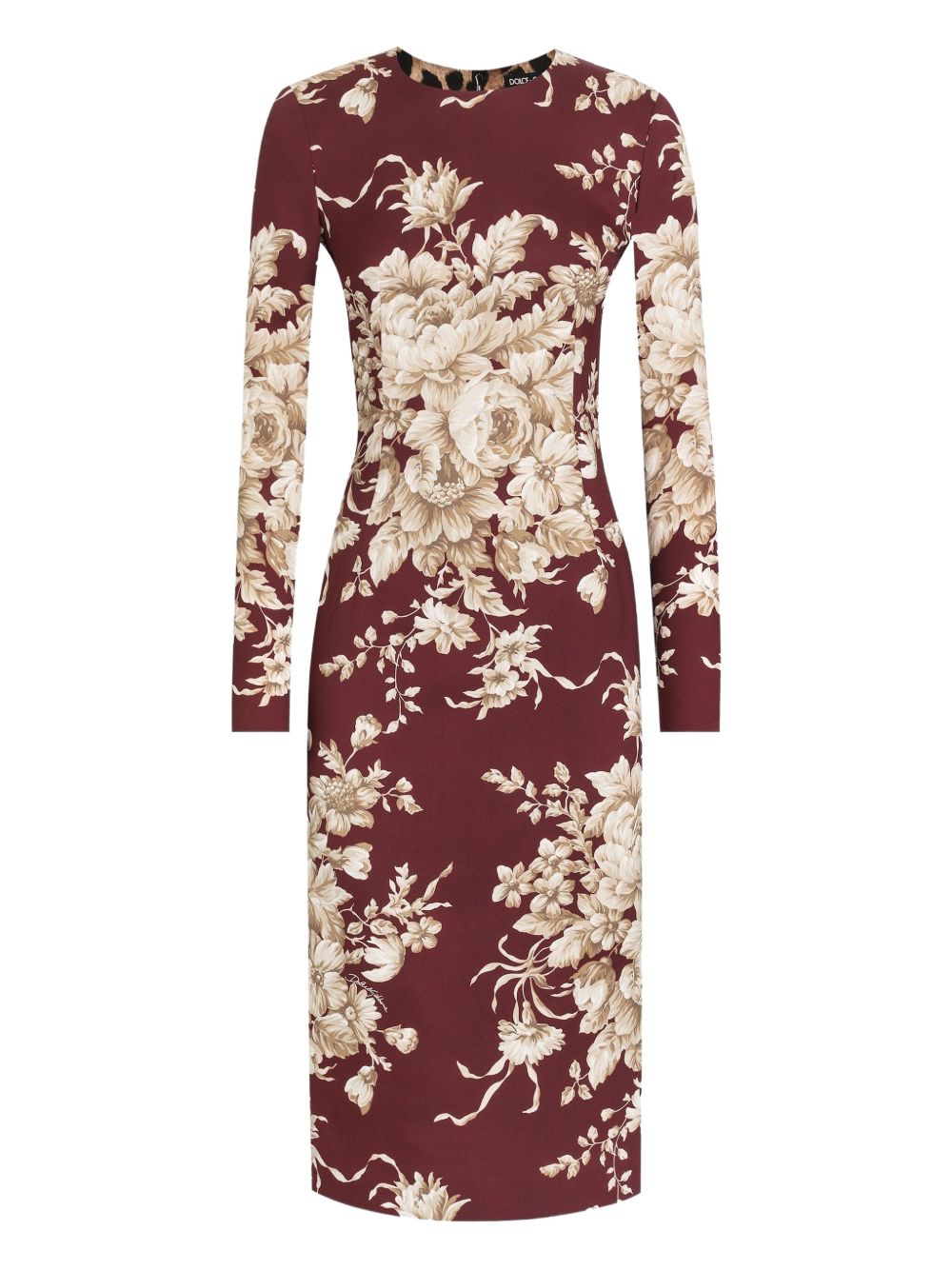 DOLCE & GABBANA Elegant Long-Sleeve Sheath Dress for Women