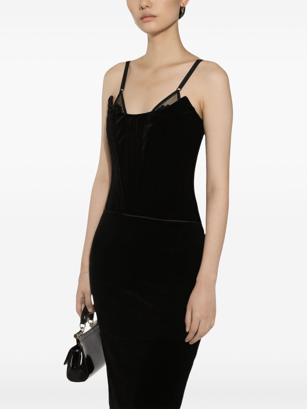 DOLCE & GABBANA Elegant Strapless Mini Dress