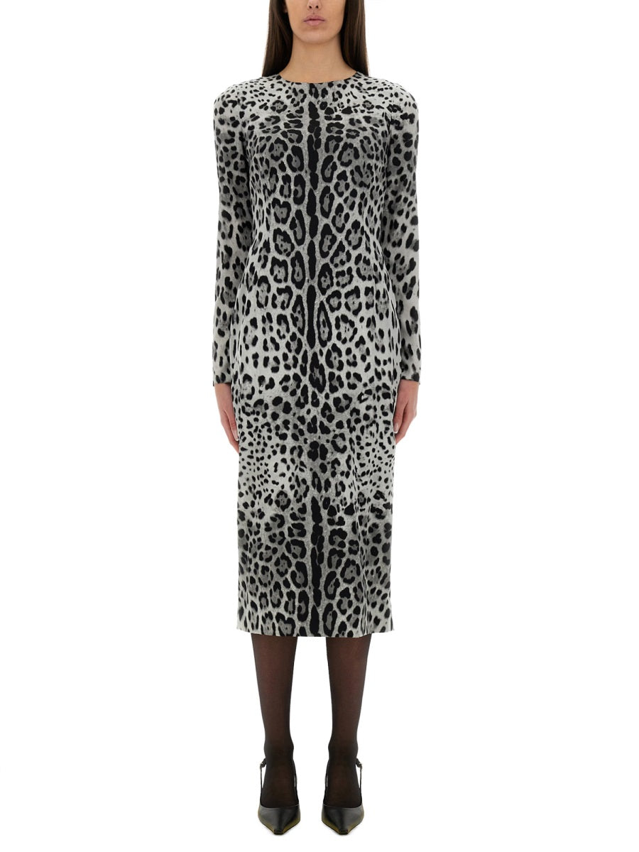 DOLCE & GABBANA Charmouse Sheath Longuette Dress - Size 40 IT