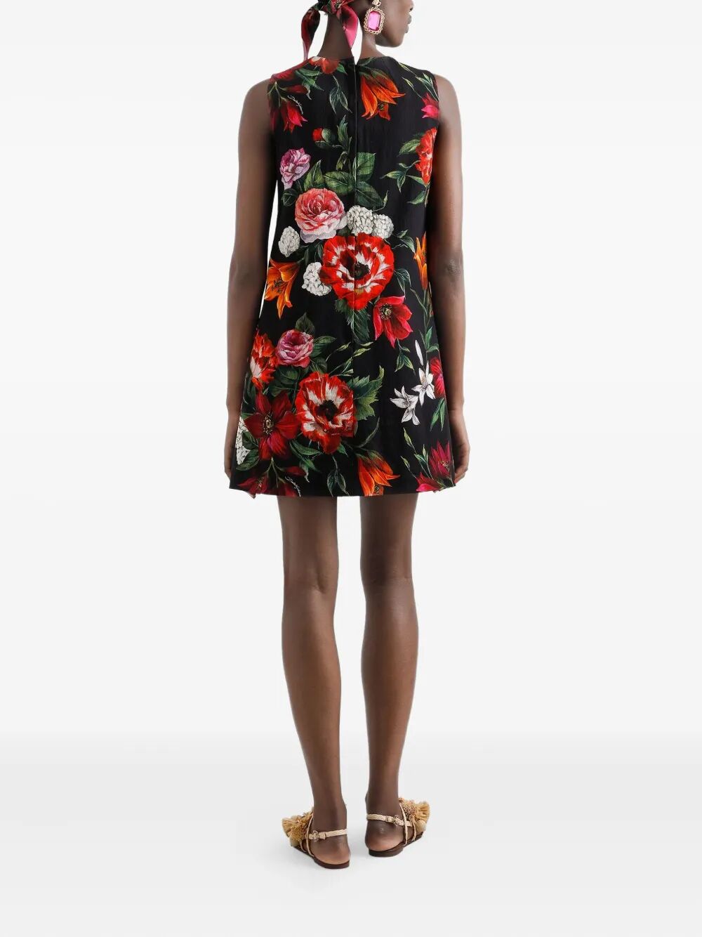 DOLCE & GABBANA Floral-Print Mini Dress for Women