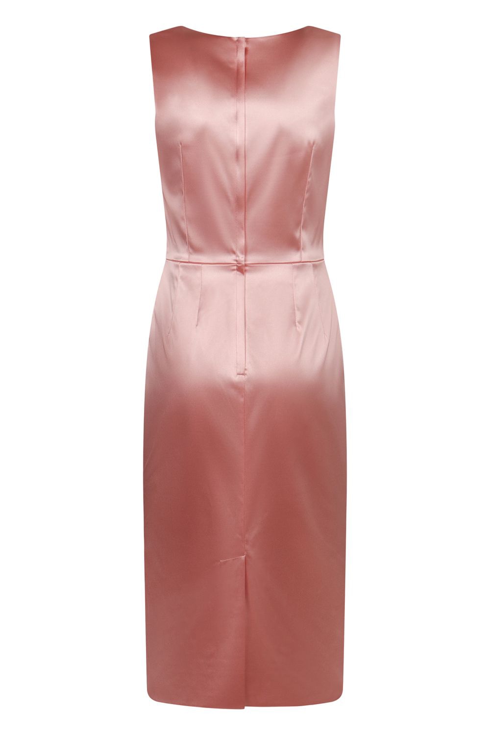 DOLCE & GABBANA Satin Dress with Back Slit