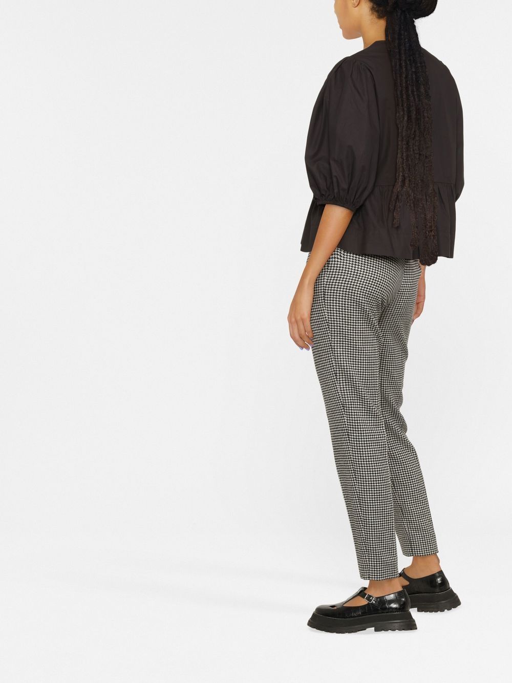 GANNI Women’s Cotton Peplum Mini Top