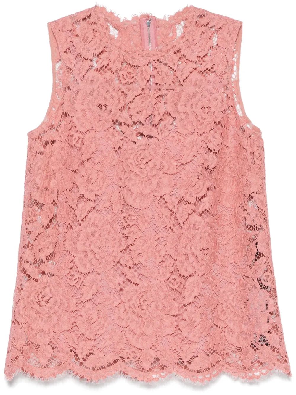 DOLCE & GABBANA Elegant Floral Lace Top for Women