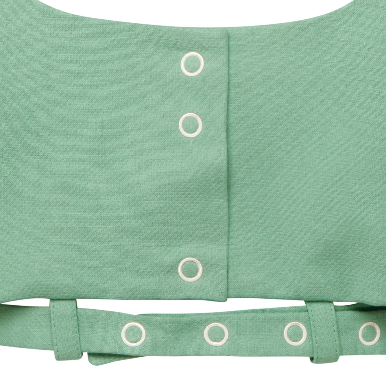 GANNI Organic Cotton Peapod Top for Women