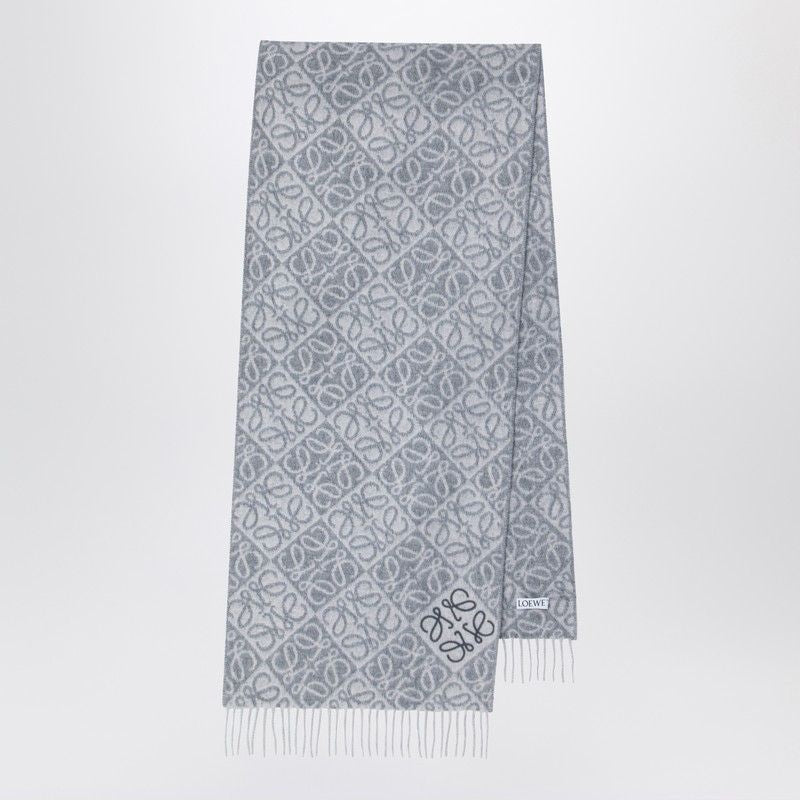 LOEWE Anagram Logo Wool and Cashmere Scarf