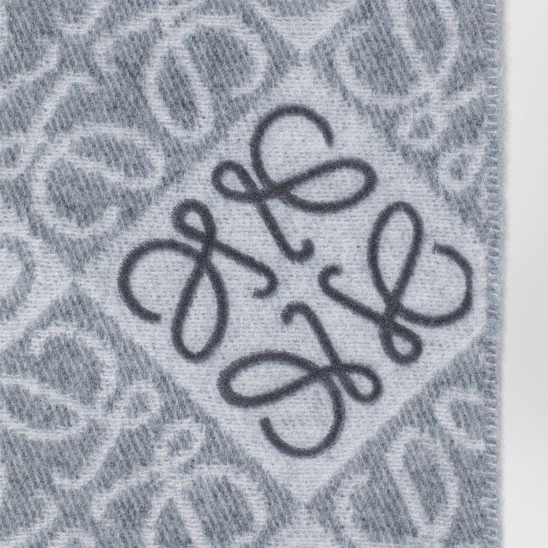 LOEWE Anagram Logo Wool and Cashmere Scarf