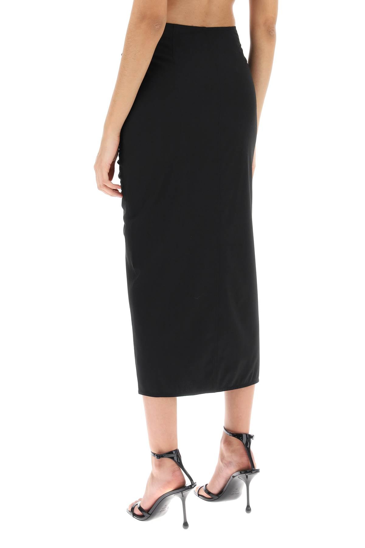 GANNI Slim Fit Long Skirt - Size 38 FR