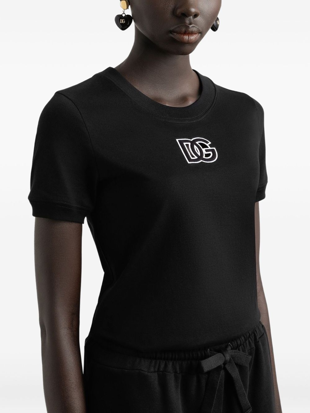 DOLCE & GABBANA Cotton T-Shirt for Women - Fall/Winter 2025 Collection