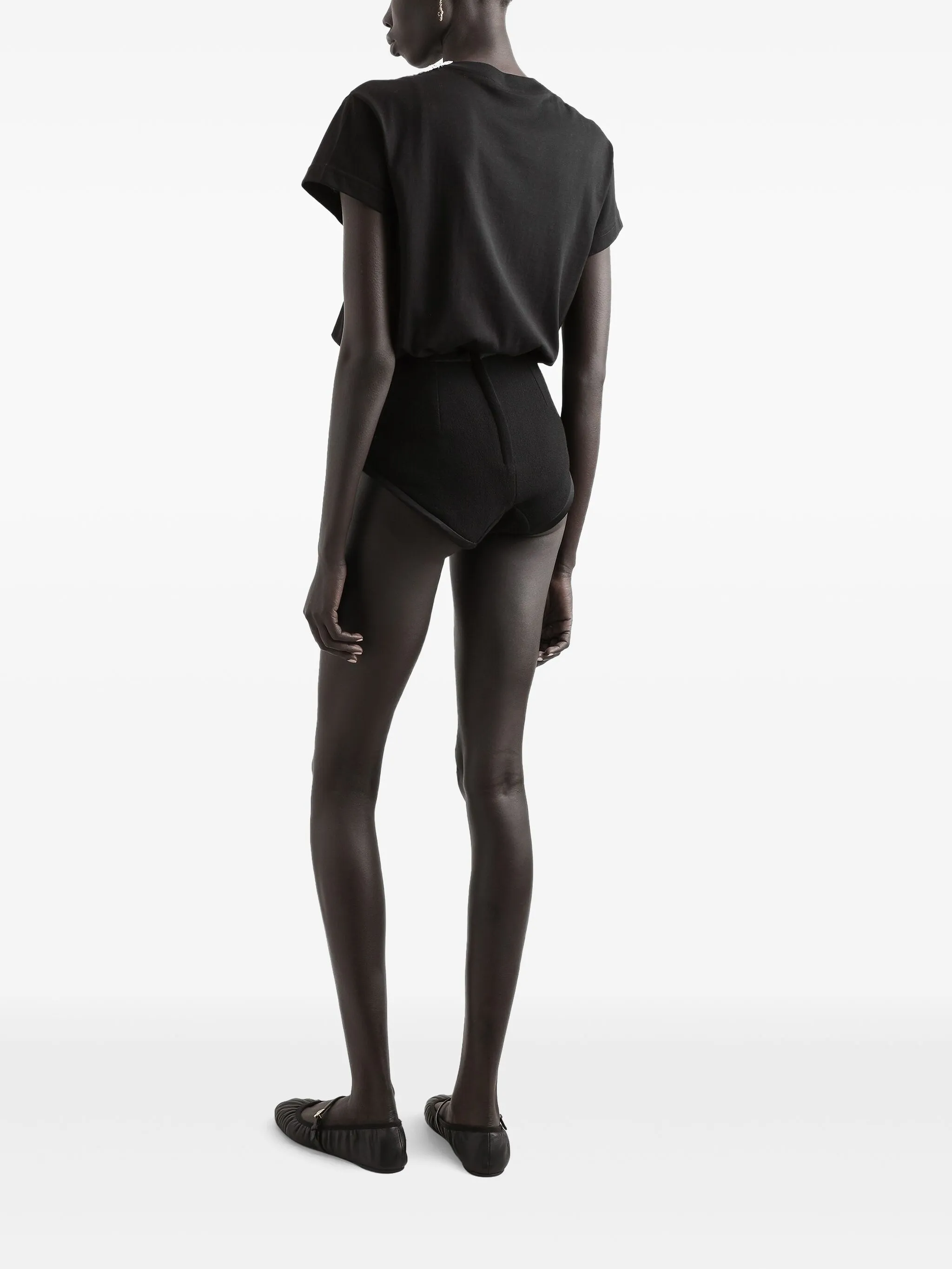 DOLCE & GABBANA Bow Detail Crewneck T-Shirt - Size 38