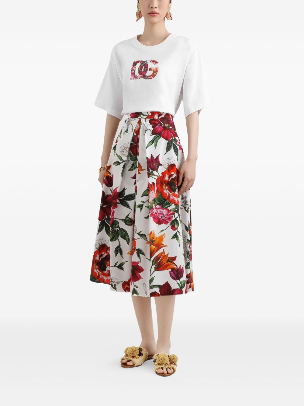 DOLCE & GABBANA Logo Cotton T-Shirt for Women