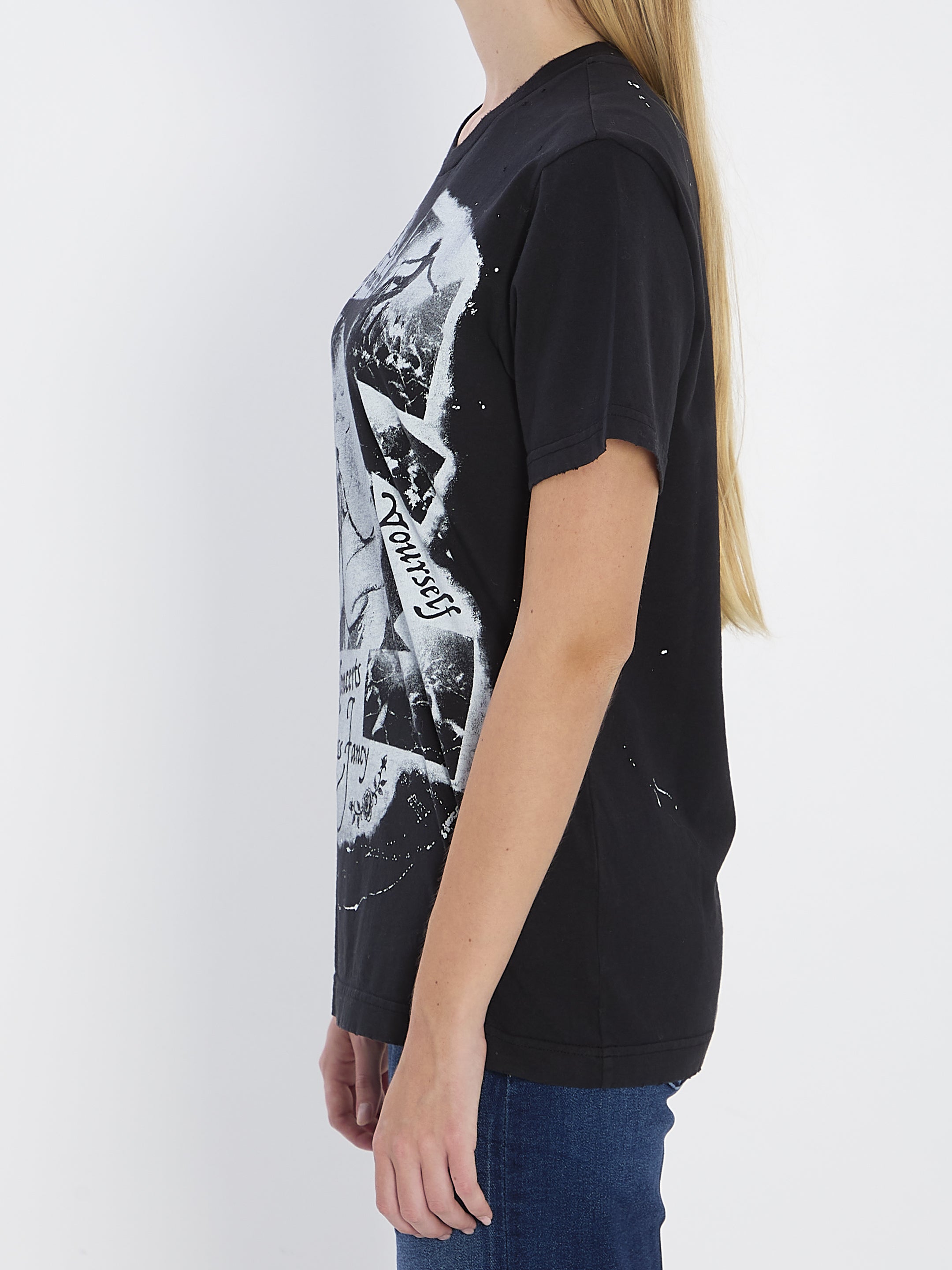 DOLCE & GABBANA Stylish Printed T-Shirt for Women - FW25 Collection