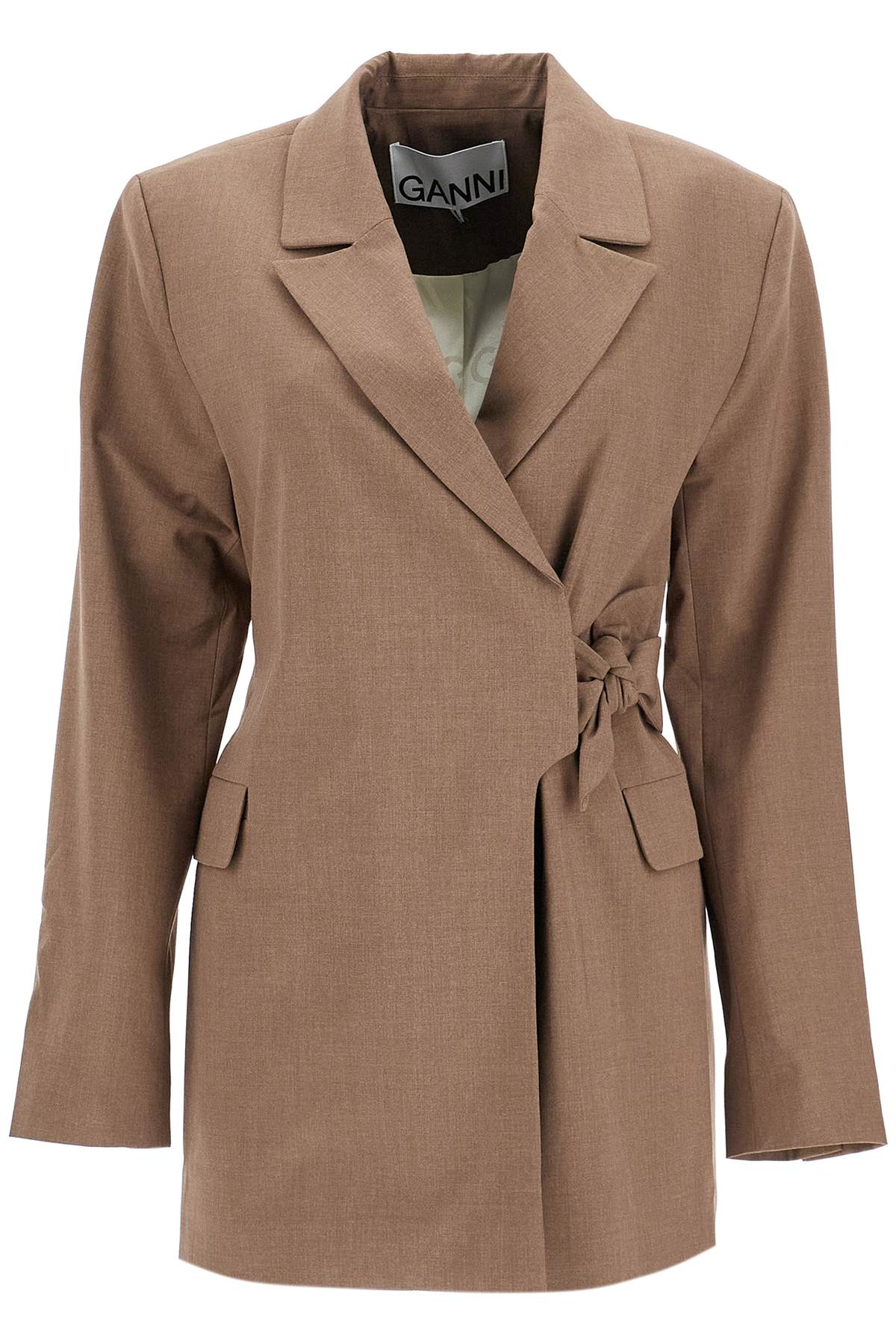 GANNI Asymmetrical Blazer - Size 38 FR