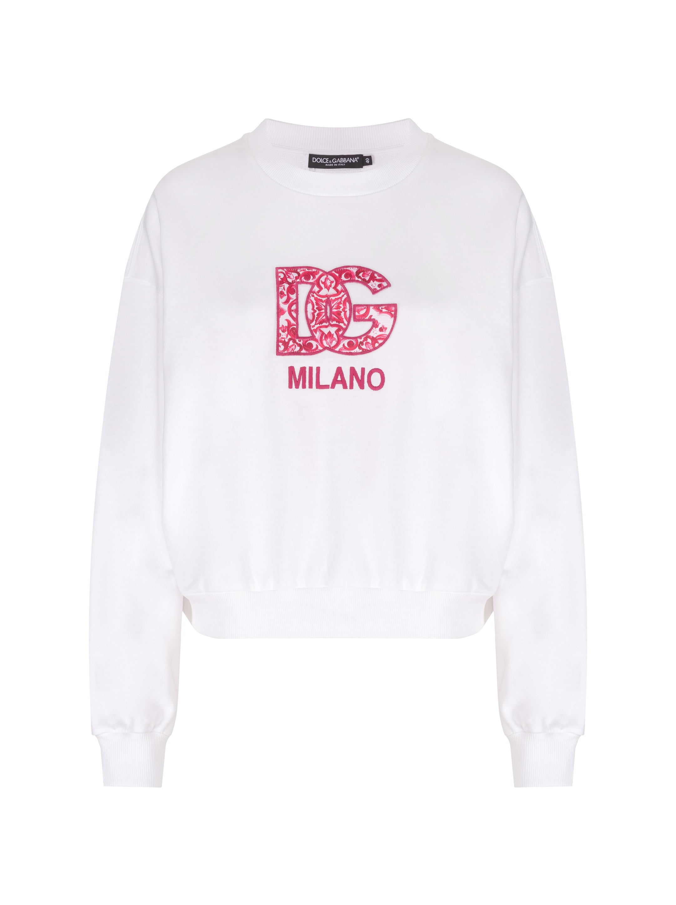 DOLCE & GABBANA Embroidered Cotton Sweater for Women