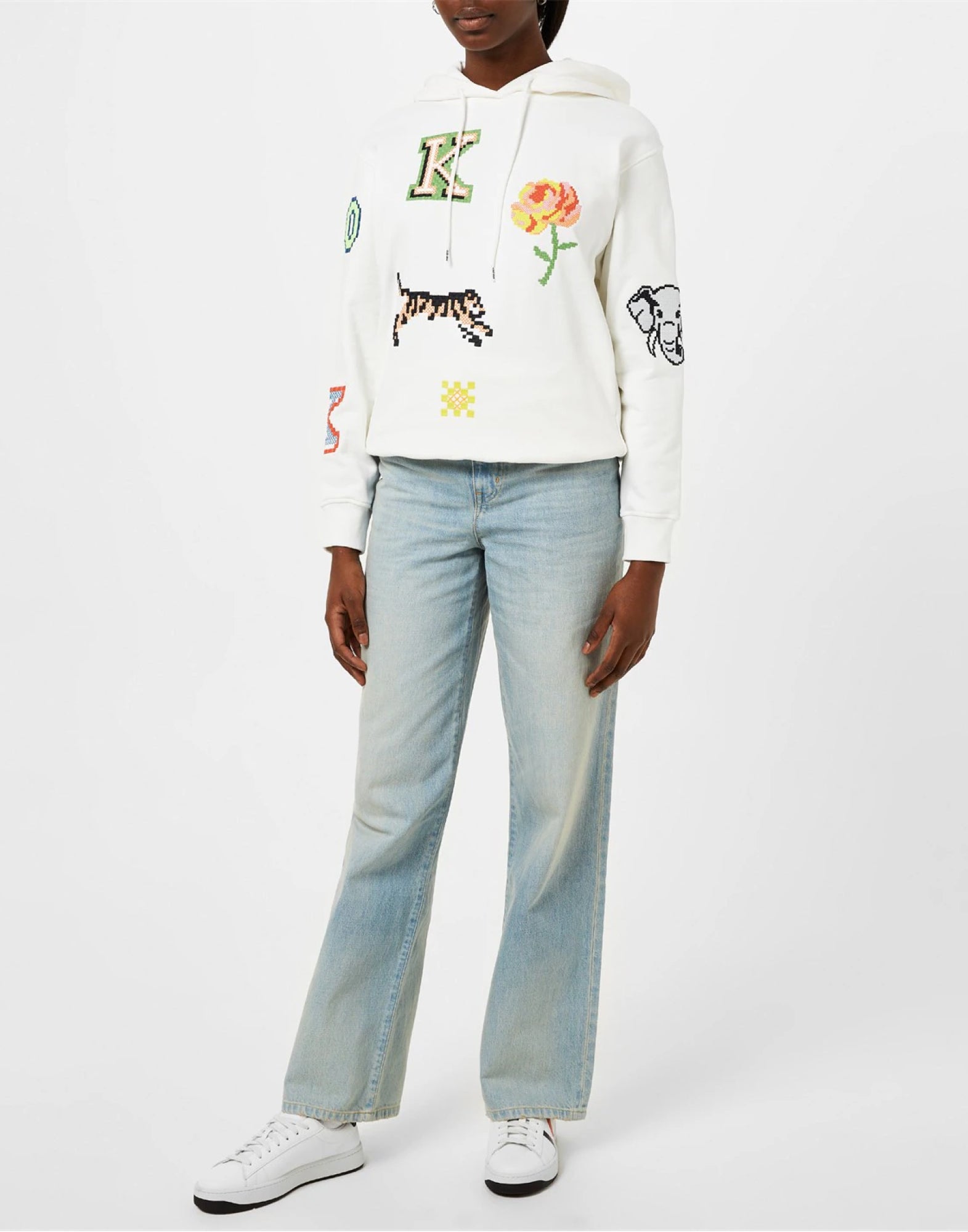 KENZO Kourt K Logo Low-Top Women's Sneakers