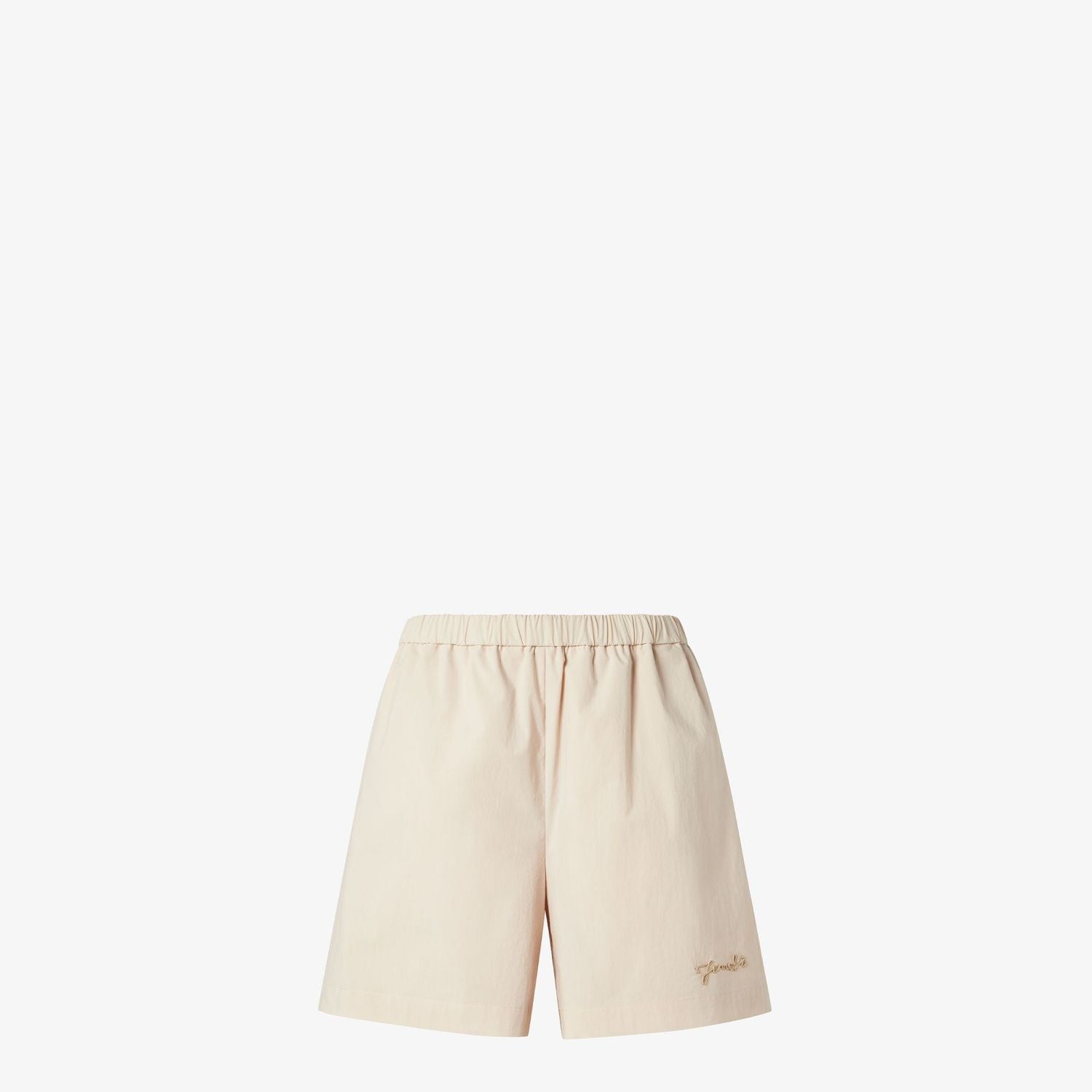 FENDI Stretch Cotton Blend Mini Shorts for Women