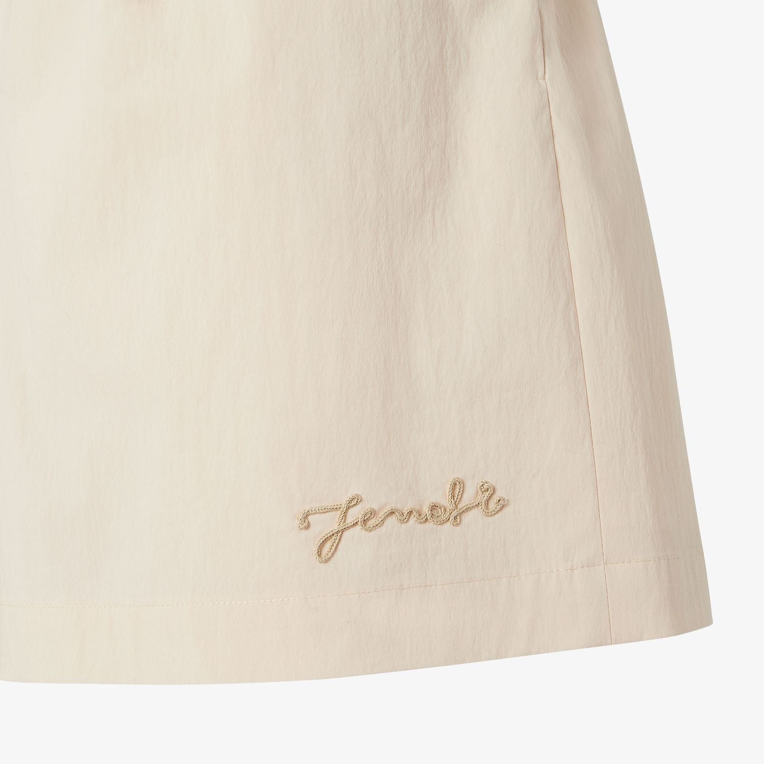 FENDI Stretch Cotton Blend Mini Shorts for Women