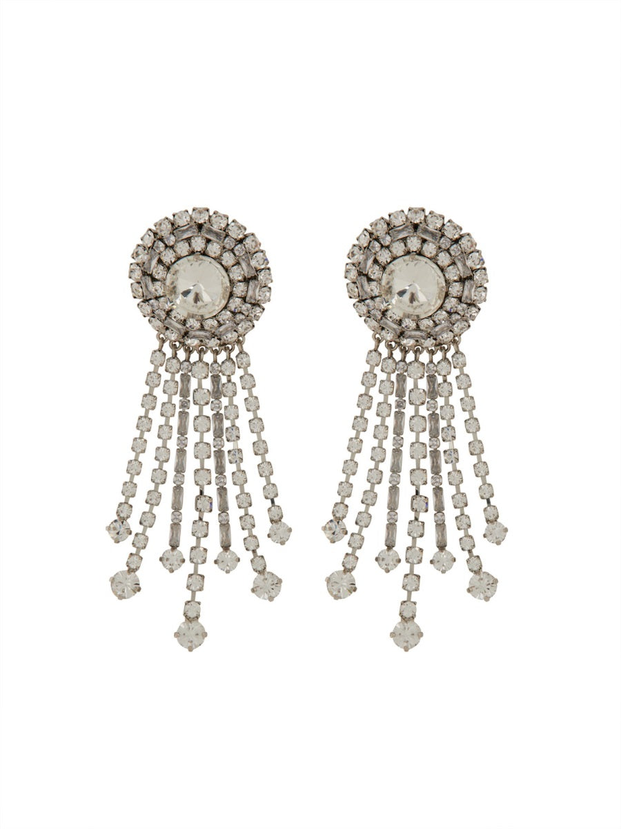ALESSANDRA RICH Round Clip-On Earrings for Non-Drilled Lobes