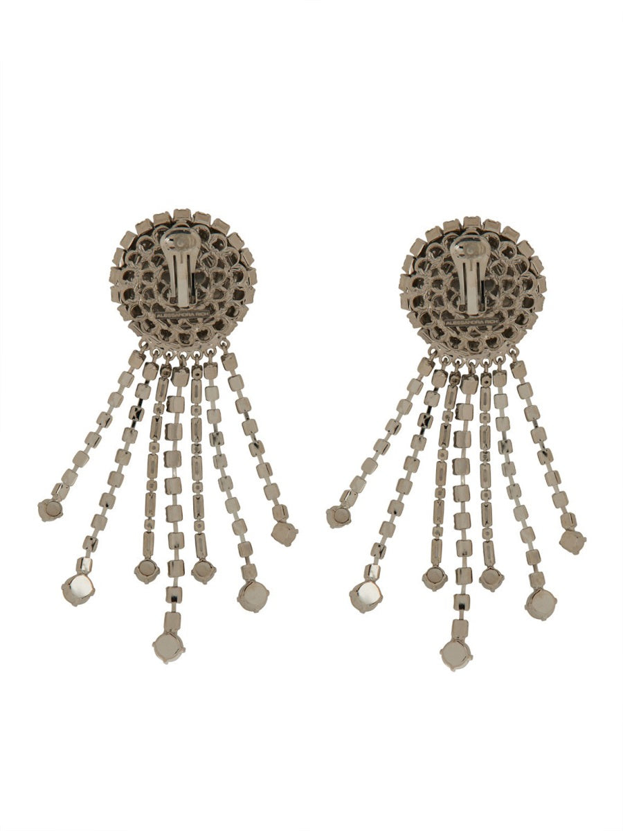 ALESSANDRA RICH Round Clip-On Earrings for Non-Drilled Lobes