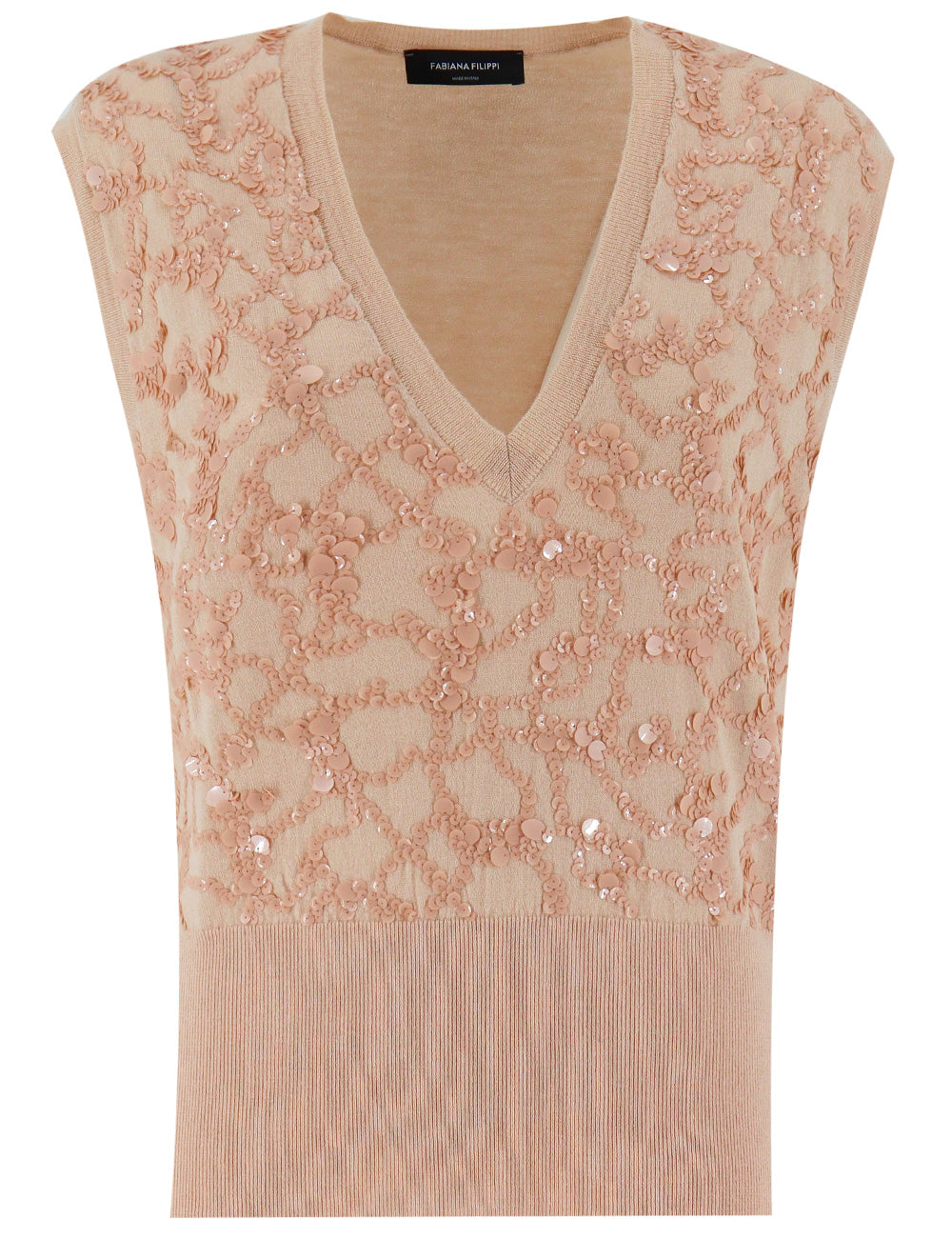 FABIANA FILIPPI Elegant V-Neck Top for Women