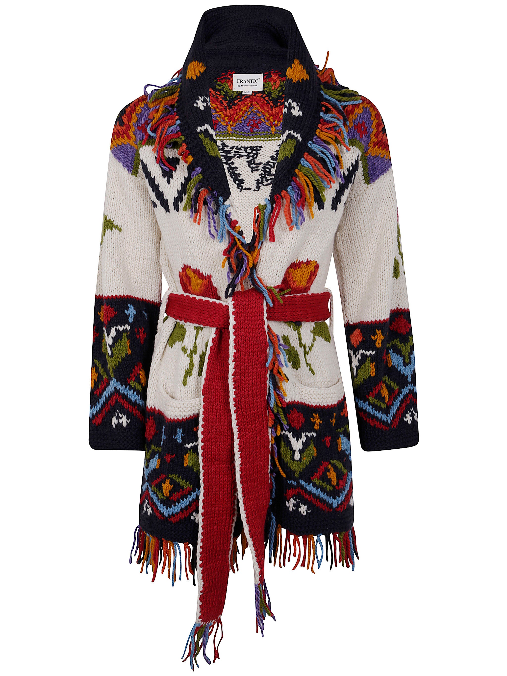 FRANTIC Wool Belted Jacket for Women