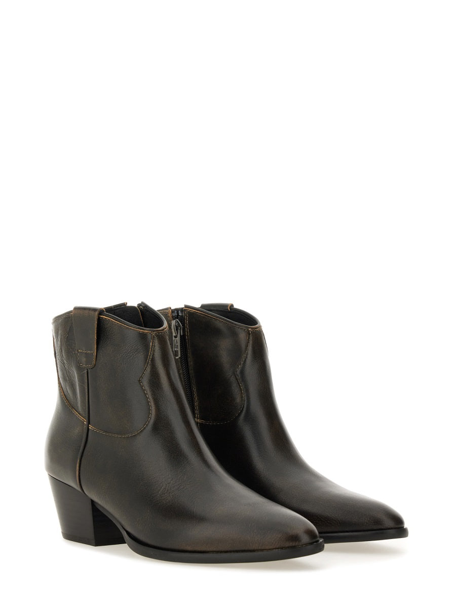ASH Womens Leather Hunger Boot