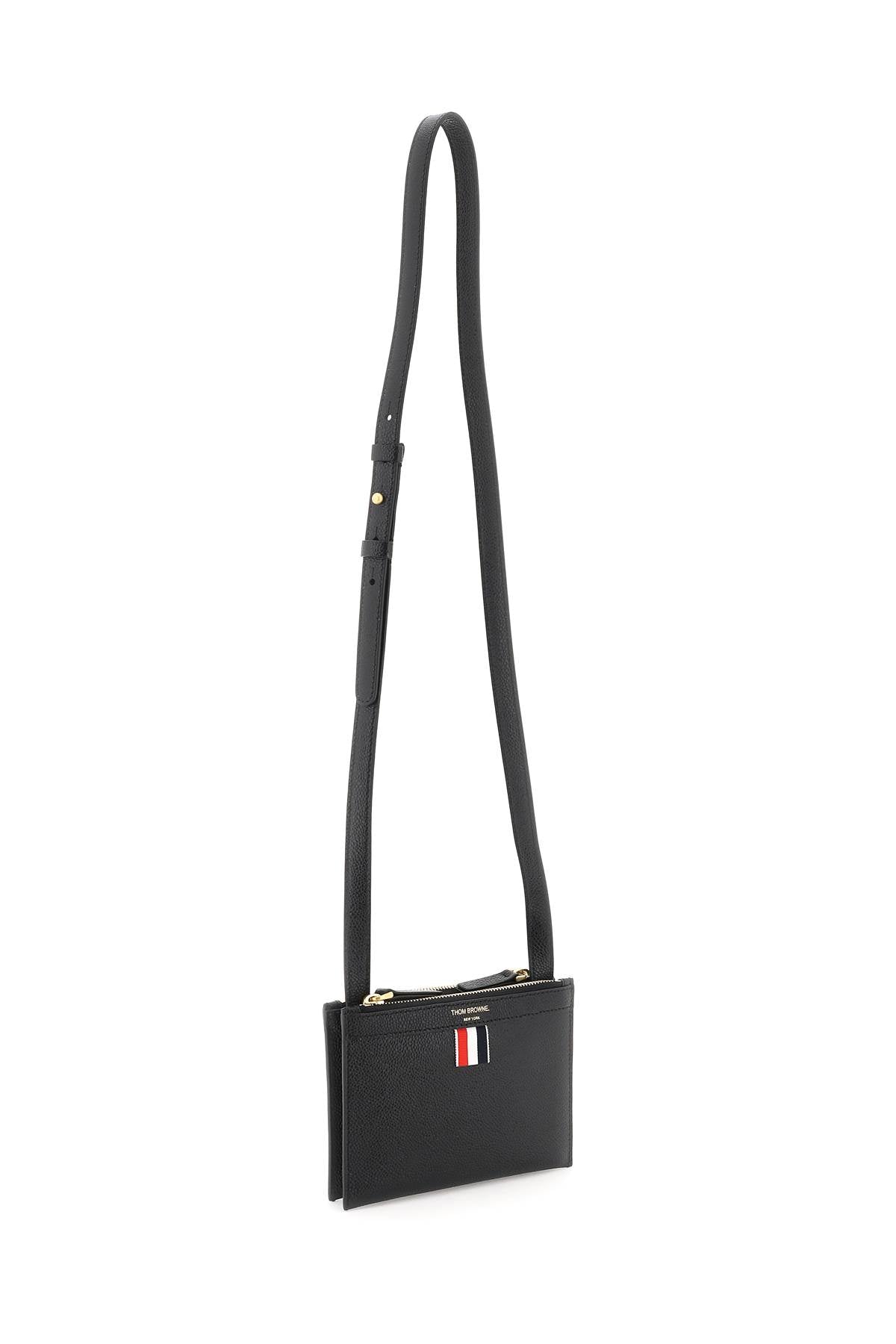 THOM BROWNE Mini Leather Document Holder