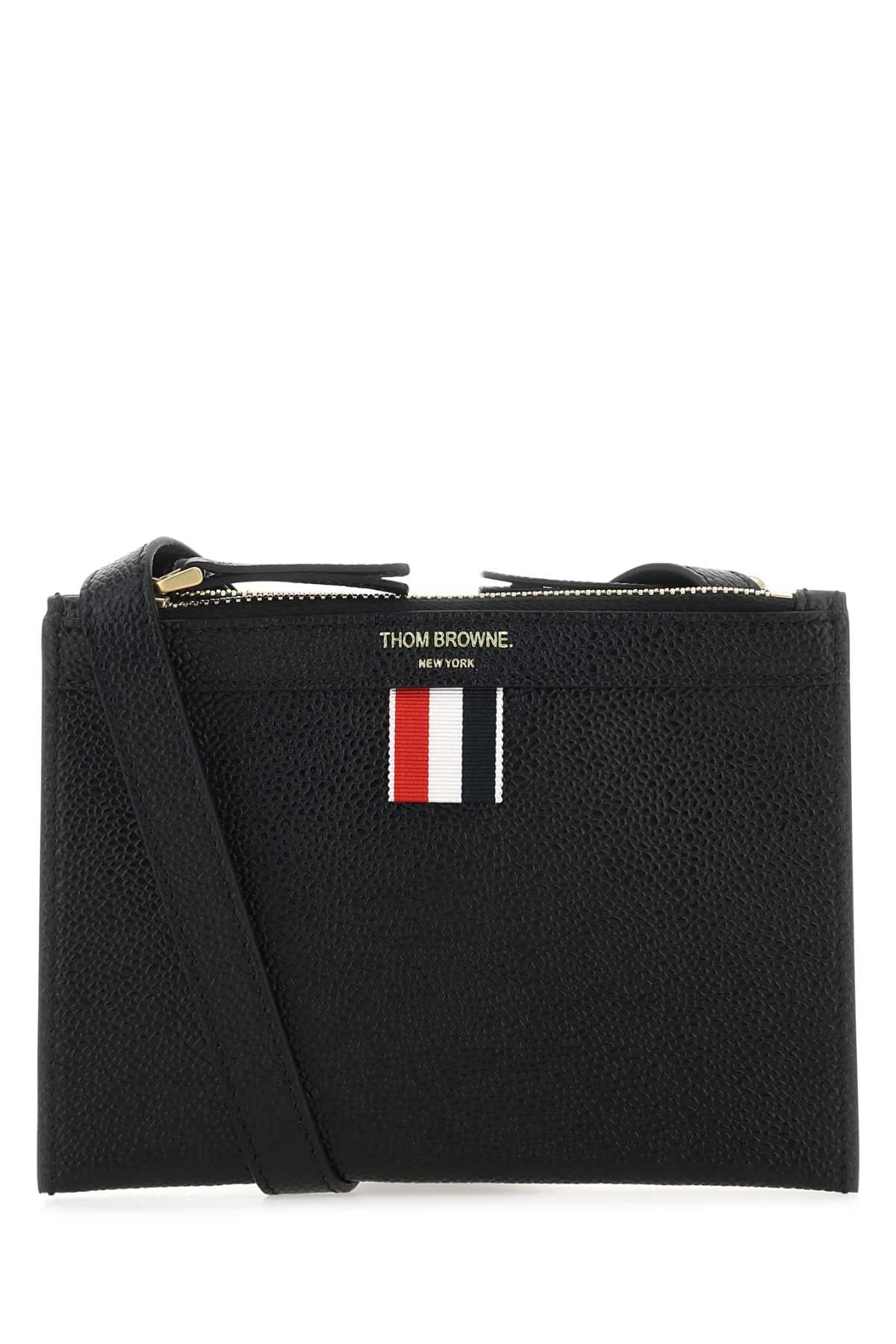 THOM BROWNE Mini Leather Document Holder