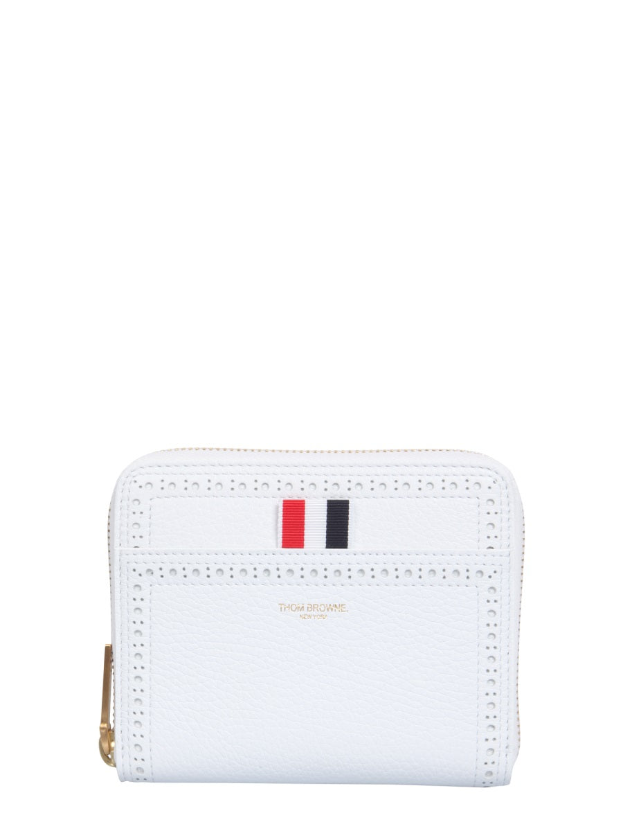 THOM BROWNE Mini Zipped Wallet