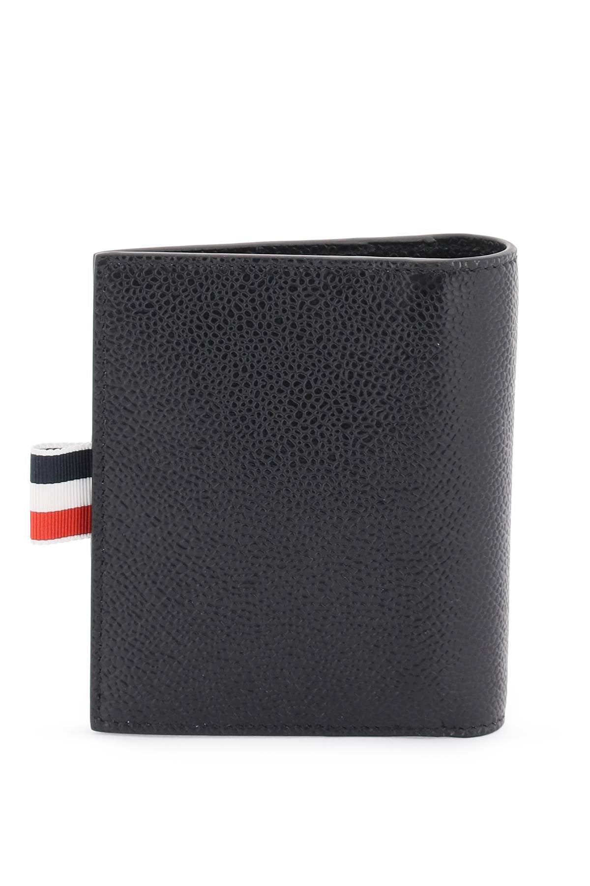 THOM BROWNE Mini Leather Card Holder