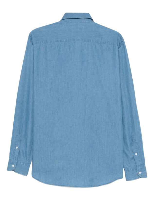 FAY Classic Casual Denim Shirt for Men