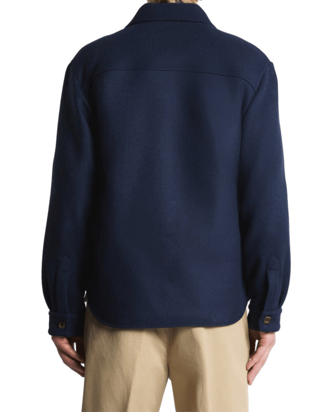 FAY Oversized Wool Blend Overshirt