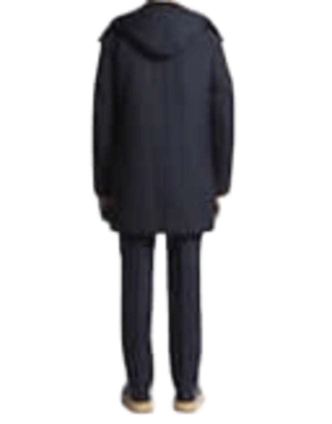 FAY Regular Fit Water-Repellent Jacket with Removable Hood